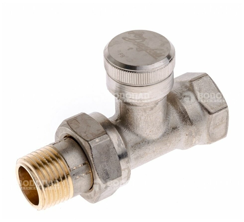 Запорный клапан Danfoss RLV-15 003L0144 муфтовый (ВР/НР), латунь, для ...