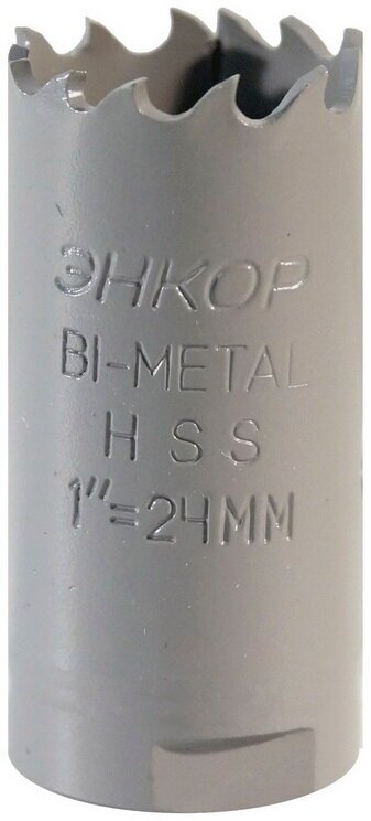 Коронка по металлу 24мм Bi-Metal М3 Энкор 24124