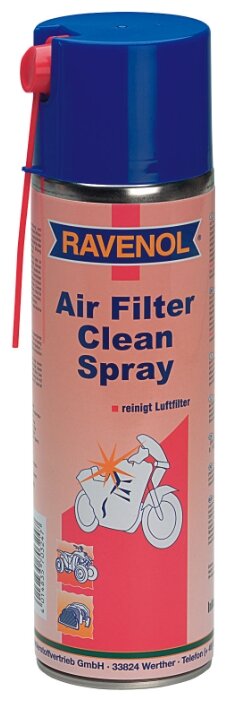 Очиститель для поролон.фильтров RAVENOL Air Filter Clean-Spray (0,5л)