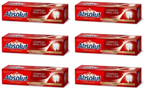 Весна Зубная паста Absolut PRO Complex oral care , 110 гр, 6 шт