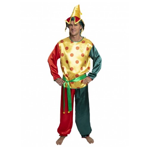 фото Костюм веселый петрушка взрослый, 46 (164-170 см) вестифика