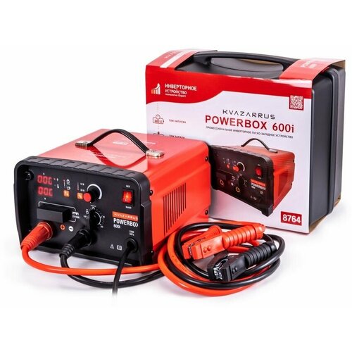 Инверторное пуско-зарядное устройство KVAZARRUS POWERBOX 600I с таймером в пластиковом кейсе 8764 2995100₽