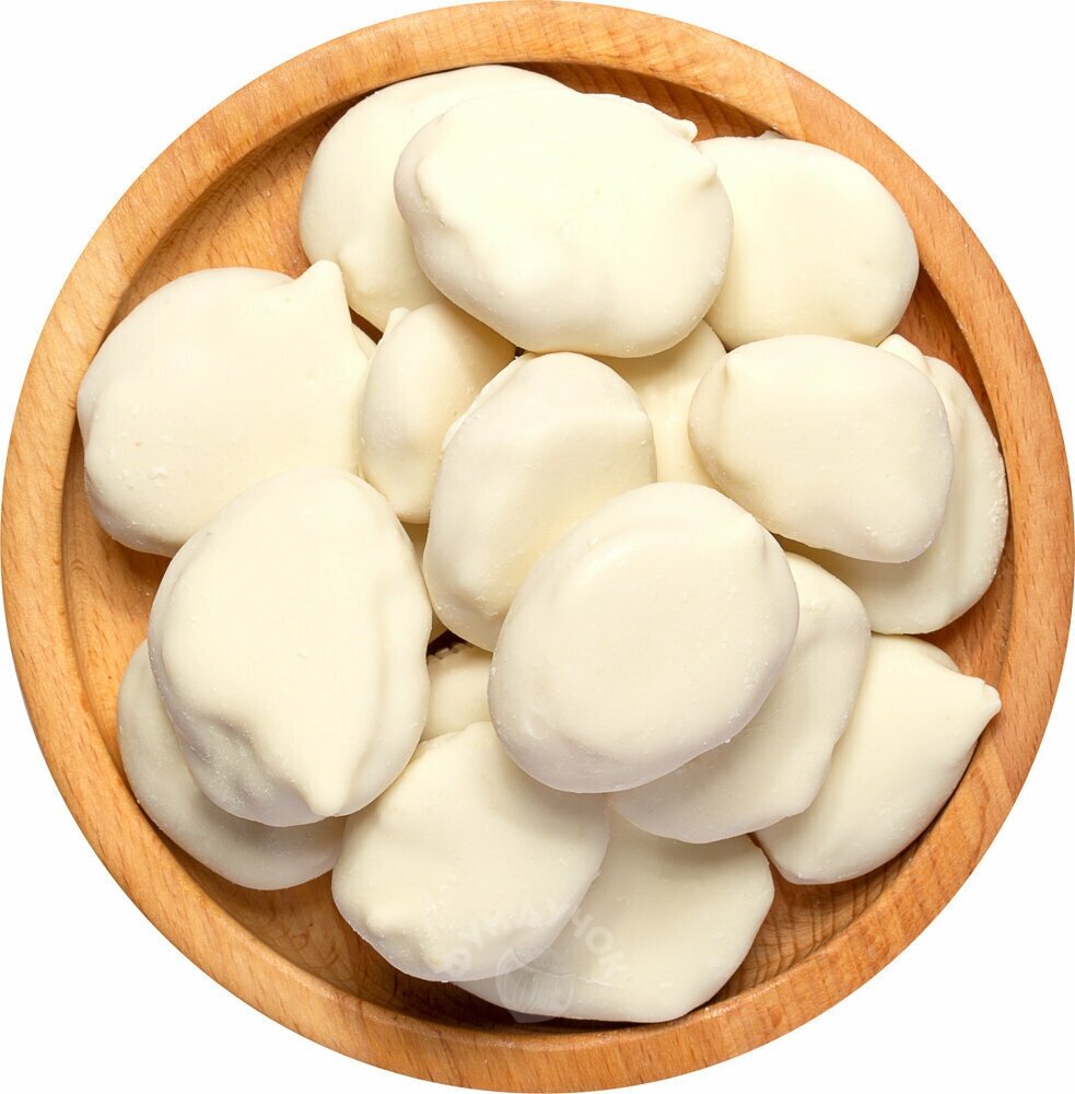 Абрикос в белом шоколаде (в йогурте) фундучок 100 г.
