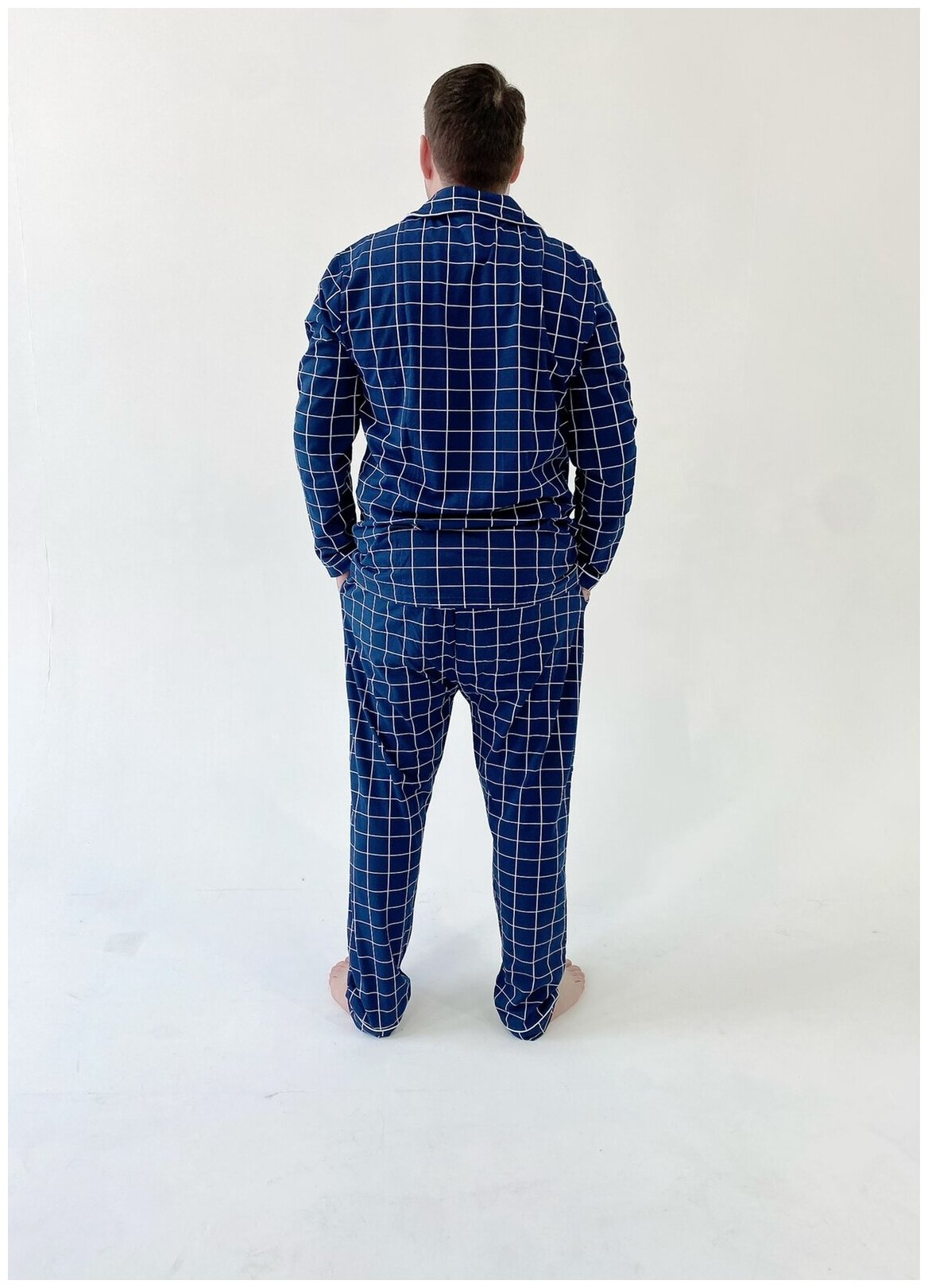 Пижама мужская со штанами хлопковая - фотография № 5