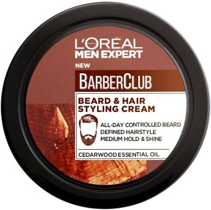 Крем для бороды и волос Loreal Paris Men Expert Barber Club 75мл