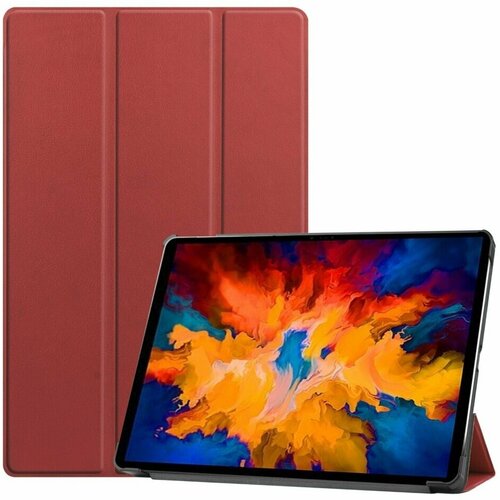 Планшетный чехол для Lenovo Tab P11 Pro TB-J706F - 11,5 дюймов (темно-красный) new cover for lenovo tab p11 pro case tb j706f