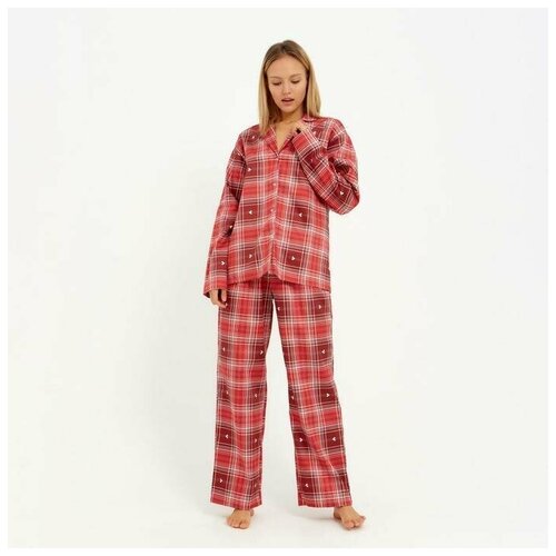 Пижама , размер 48/50, красный