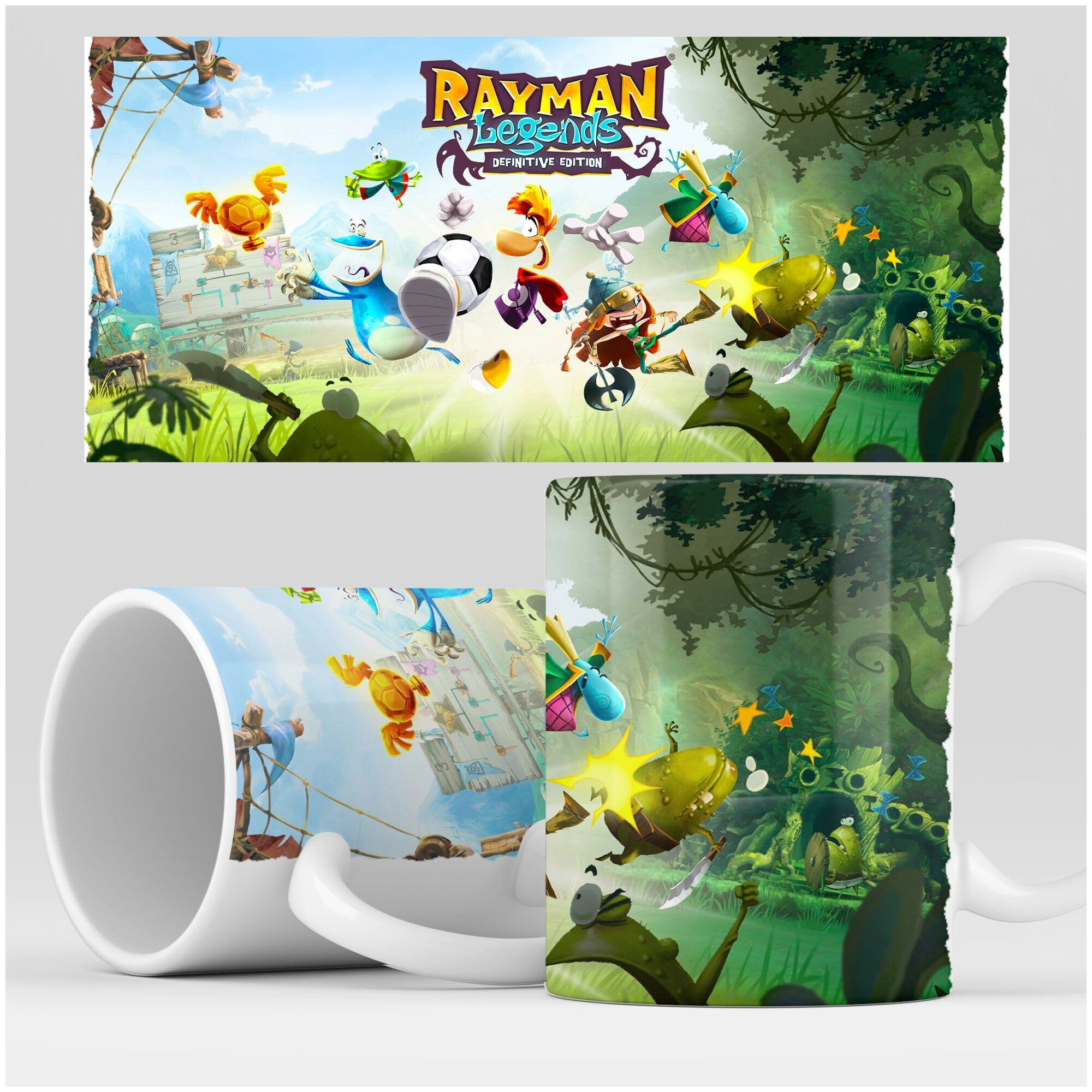 Кружка RocketCup с принтом "Rayman Legends"