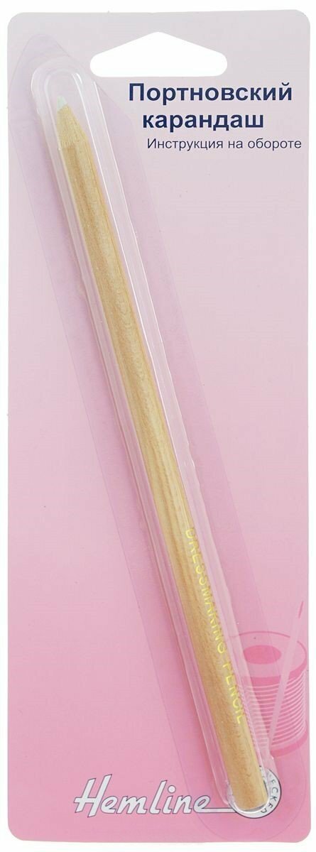 299.GREY Портновский карандаш, растворяемый в воде, серый, для светлых тканей Hemline - фото №2