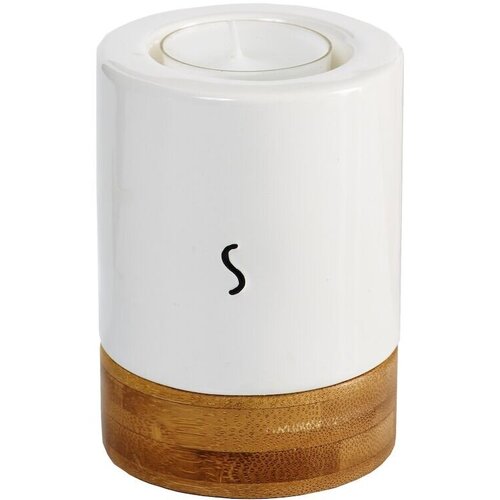 Подсвечник для чайных свечей белый 6.5х6см SPAAS