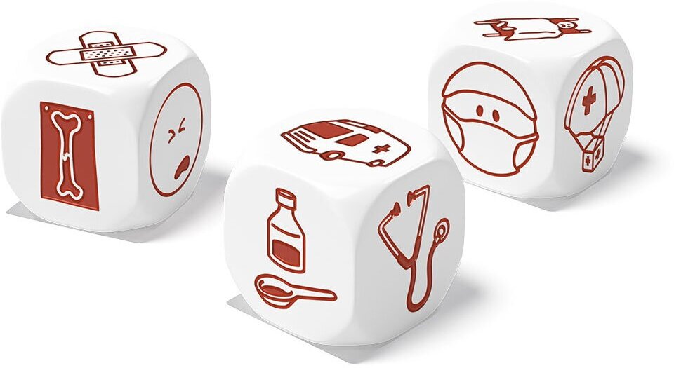 RORYS STORY CUBES Настольная игра кубики историй Первая помощь RSC32 - фото №16