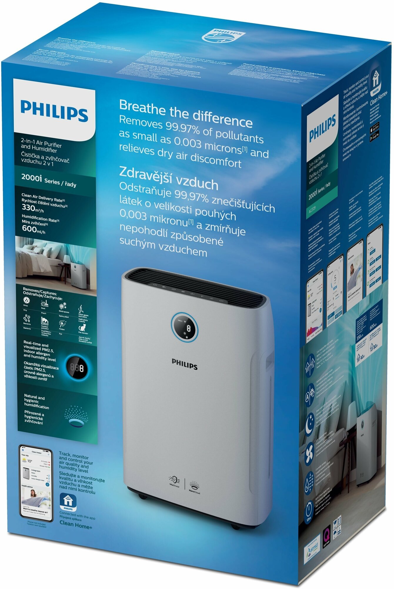 Климатический комплекс Philips AC2729/13, серый - фотография № 10