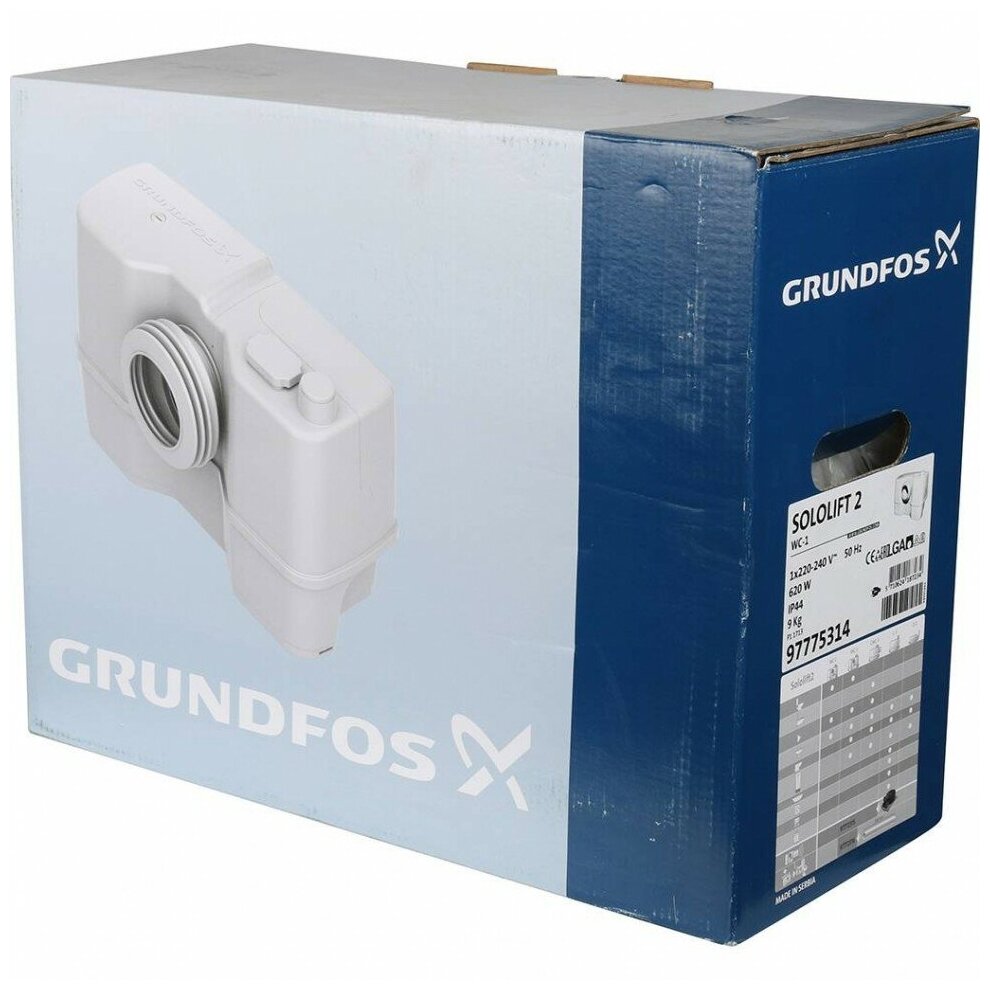 Канализационный насос Grundfos Sololift2 WC-1 - фотография № 17