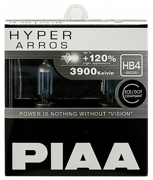 Галогенные лампы PIAA BULB HYPER ARROS 3900K HE-910 (HB4)