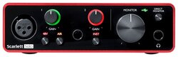 Аудиоинтерфейсы Focusrite до 10 тысяч рублей