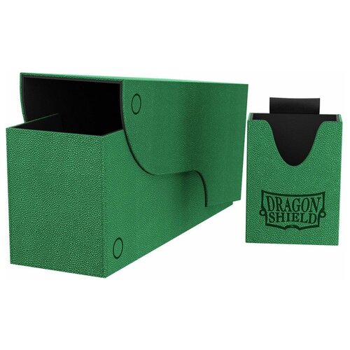 Коробочка для хранения коллекционных карт Dragon Shield Nest+ 300 Green/Black