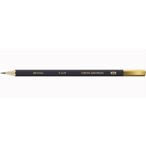 VISTA-ARTISTA VAGP Чернографитный карандаш заточенный 2Т (2H) 2H .