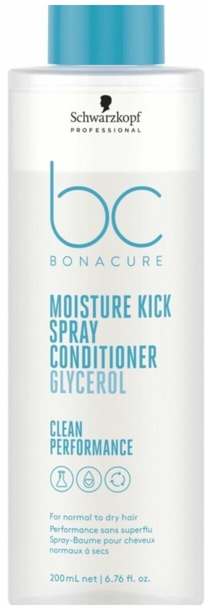 Schwarzkopf / Bonacure Moisture Kick Спрей-кондиционер для увлажнения волос, 200 мл