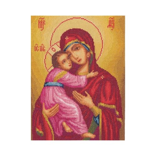 фото Набор для вышивания "panna" cm-1323 ( цм-1323 ) "икона божией матери владимирская"