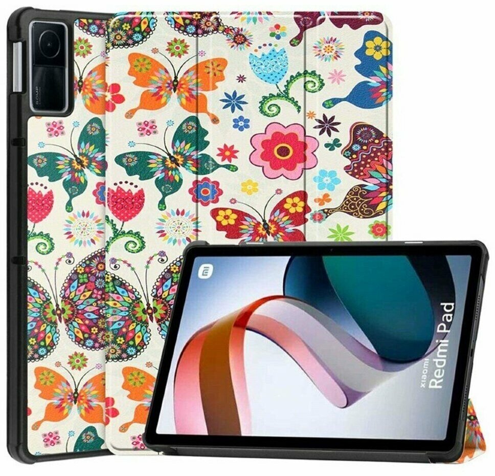 Чехол Smart Case для Xiaomi Redmi Pad 1061 дюйма (Butterfly)