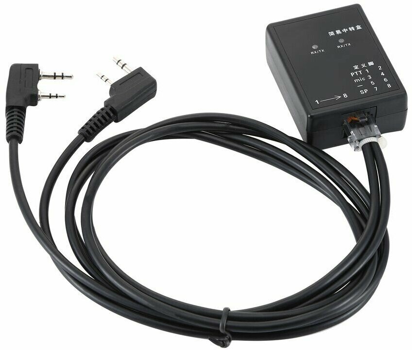 Двухстороннее ретрансляционное устройство / Ретранслятор Walkie Talkie для портативной радиостанции Baofeng / Разъём Kenwood