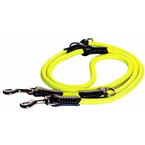 Поводок перестежка для собак ROGZ Rope L-12мм 2 м (Желтый HLMR12H) HLMR12H