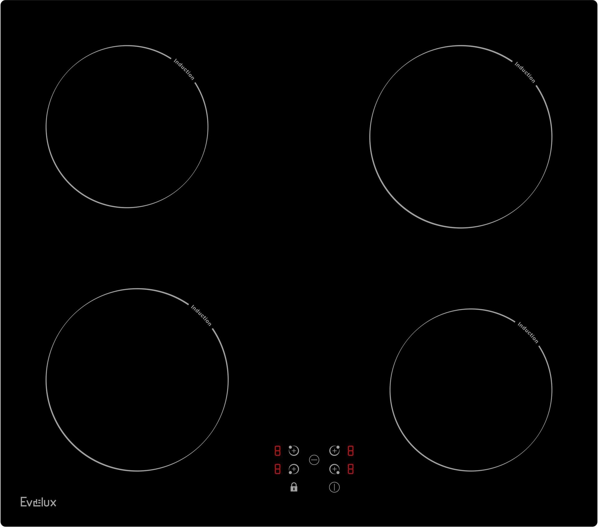 Электрическая варочная панель Evelux HEI 640 B