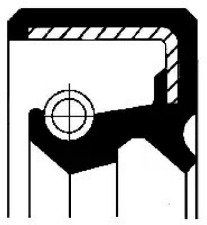 CORTECO Сальник полуоси 47,5x70,65x9