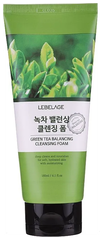 Пенка для умывания с экстрактом зеленого чая Lebelage Green Tea Balancing Cleansing Foam, 180 мл