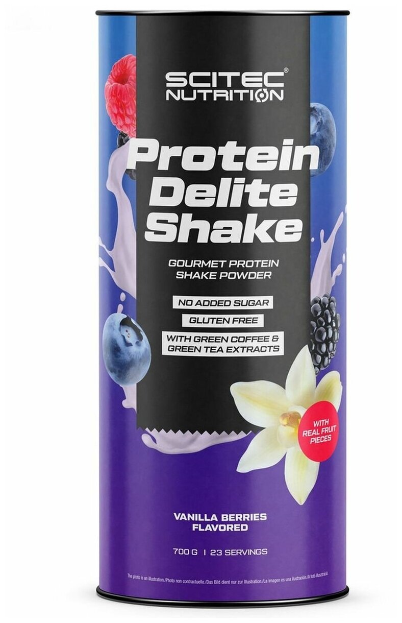 Scitec Nutrition Protein Delite Shake (700 гр) (ваниль ягода)