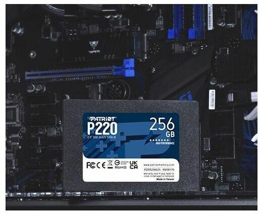 Накопитель SSD 2.5" Patriot 256GB P220 (P220S256G25) Patriot Memory - фото №5