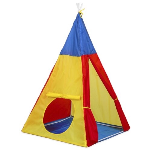 фото Палатка детская "разноцветный домик", 142*100*100 см. 3623500 сима-ленд