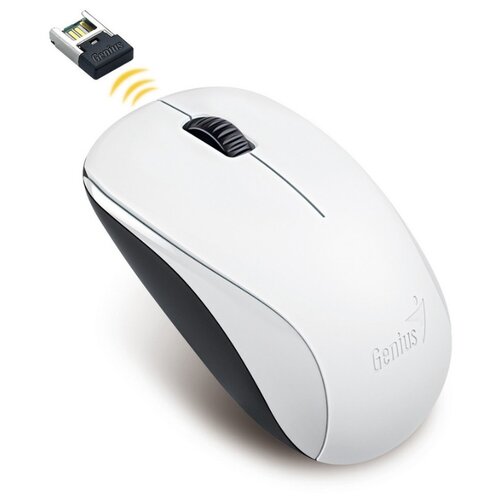 Мышь Genius NX-7000 white G5 Hanger, беспроводная 2,4ГГц, 1200dpi .