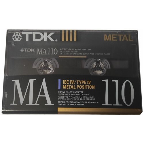 Аудиокассета TDK MA110 Metal Position