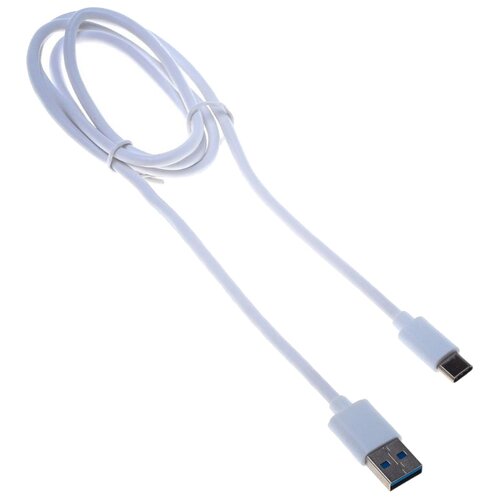 Кабель Buro USB - USB Type-C, BHP USB3-TPC 1, 1 м, белый кабель buro bhp usb3 tpc 1 usb 3 1 a m usb type c m 1 м