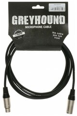 GRG1FM03.0 Greyhound Кабель микрофонный XLR, 3м, Klotz