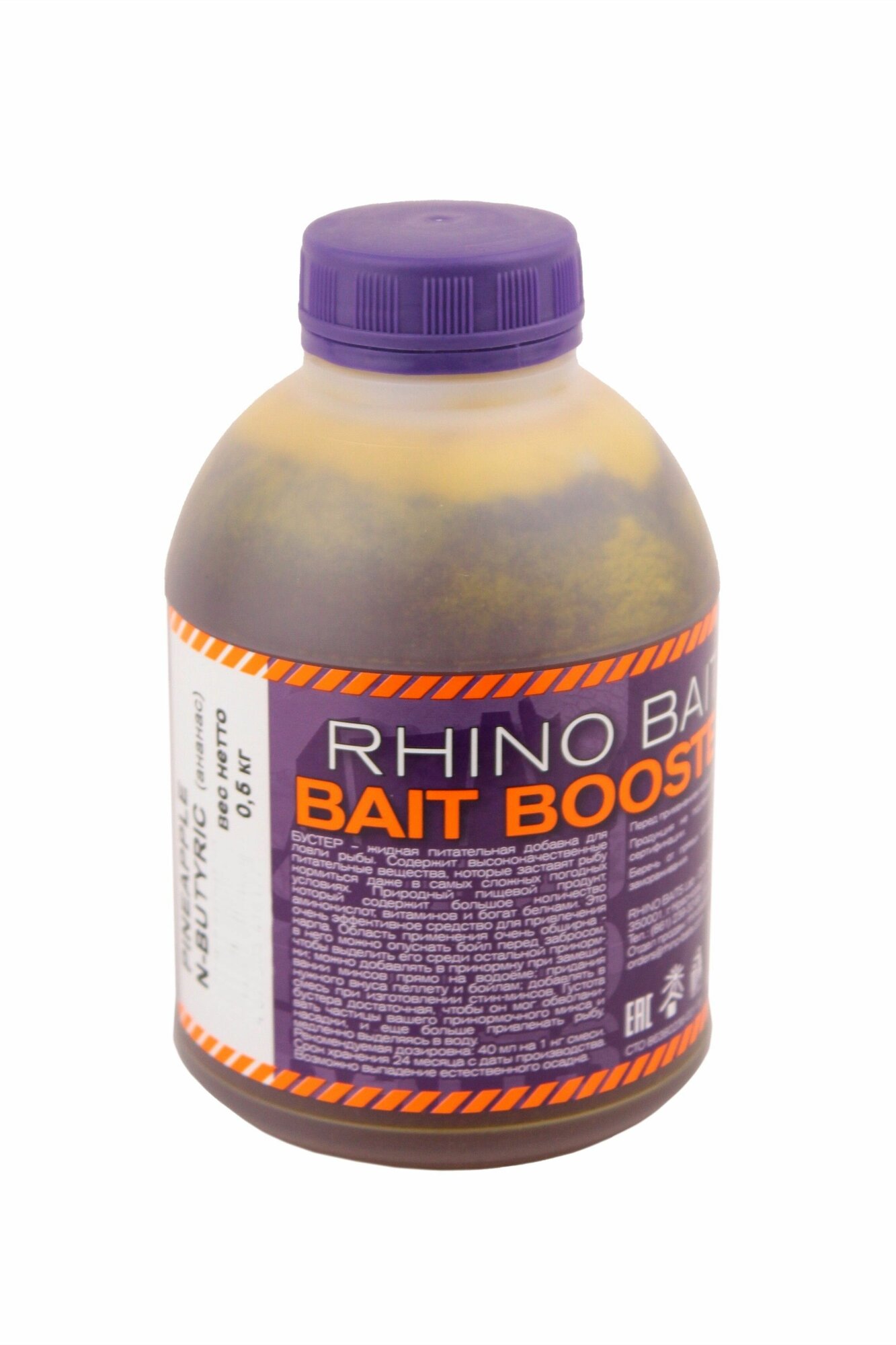 RHINO BAITS Bait Booster Liquid Food (жидкое питание) Pineapple N-Butyric (ананас) банка 05 л