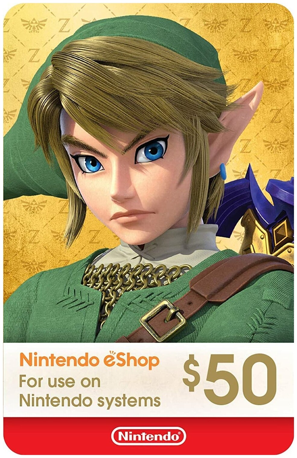 Цифровая подарочная карта Nintendo eShop (50 USD, США)