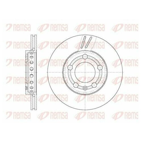 Диск тормозной передн Skoda Fabia, VW Polo 1.0-1.4/1.9TDi 99>