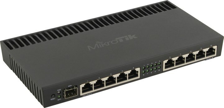 Роутер Mikrotik RouterBOARD RB4011iGS+RM