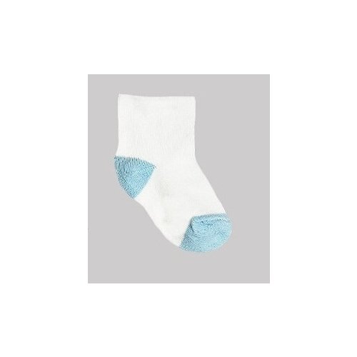 фото Носки детские носочки размер 14-16 комплект 2шт носки набор белый голубой ао "виктория"