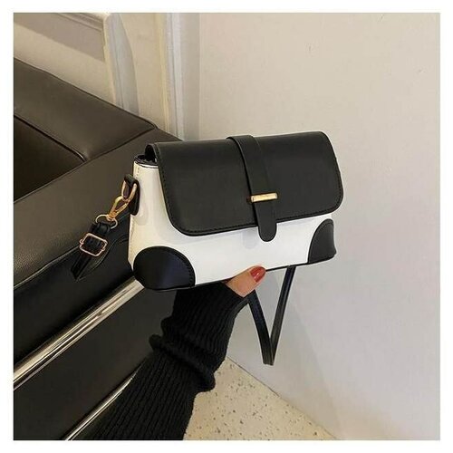 Сумка кросс-боди , фактура матовая, черный women s bag retro square sling bag women s fashion messenger bag texture casual solid color shoulder bag yubai