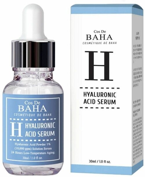 Сыворотка Cos De BAHA Увлажняющая сыворотка с гиалуроновой кислотой / H Hyaluronic Acid Serum, 30 мл