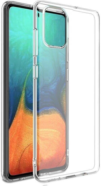 Чехол для Samsung S10 Lite силиконовый прозрачный
