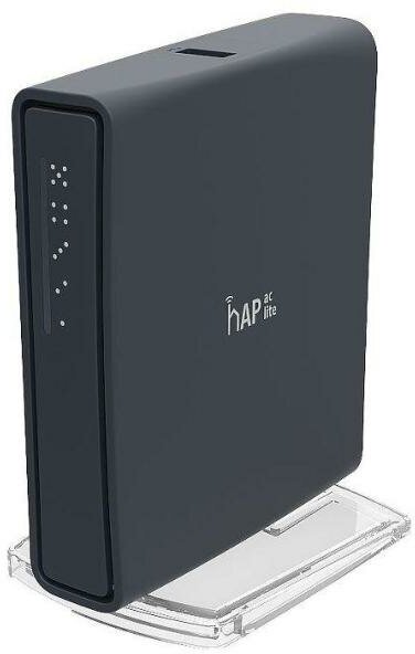 Wi-Fi роутер MikroTik hAP AC lite TC 802.11acbgn 2.4 ГГц 5 ГГц 4xLAN RJ-45 PoE LAN черный RB952Ui-5ac2nD-TC