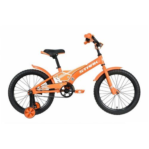 Велосипед Stark Tanuki 18 Boy (2023) one size оранжевый/серый/белый велосипед stark tanuki 14 boy 2021