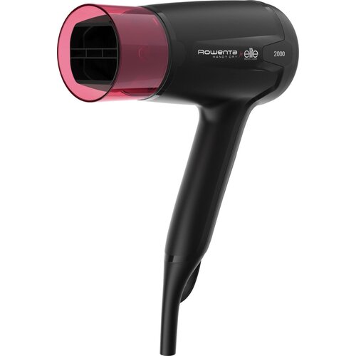 Фен Rowenta CV 1622, черный/розовый фен щётка rowenta cf9522f0 for elite brush active keratin