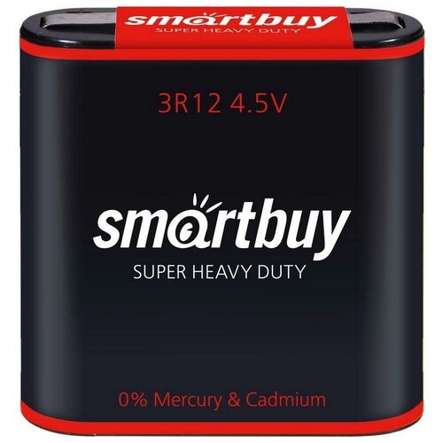 Батарейка SmartBuy 3R12 (4.5В) солевая (эконом, 12шт.) (SBBZ-3R12-1S) батарейка 3r12 smartbuy 3r12 sbbz 3r12 1s