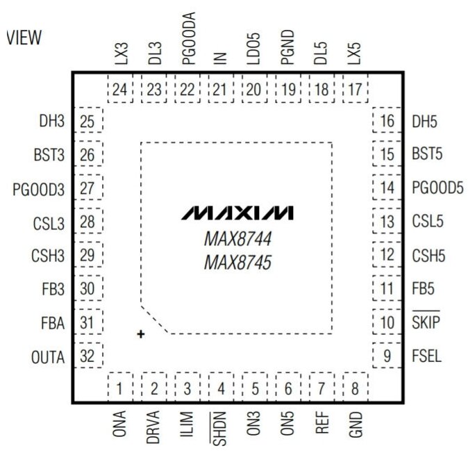 Микросхема MAX8744