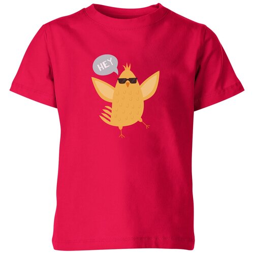 Футболка Us Basic, размер 4, розовый детская футболка цыпленок 152 красный